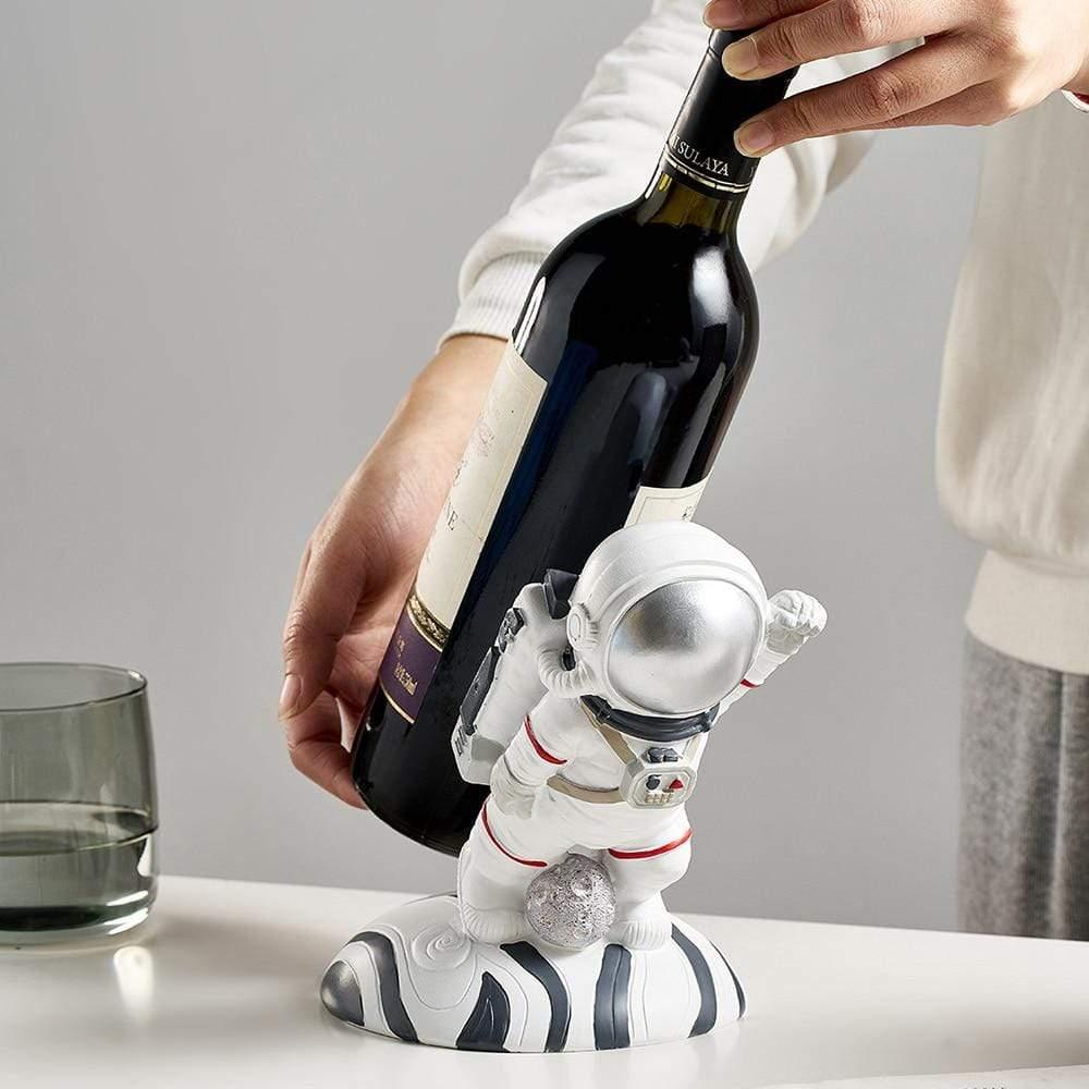 Wine Holder Resin Space Astronaut Decor