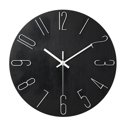 Modern Silent Quartz Wall Clock – Minimalist Home Decor