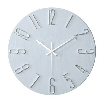 Modern Silent Quartz Wall Clock – Minimalist Home Decor