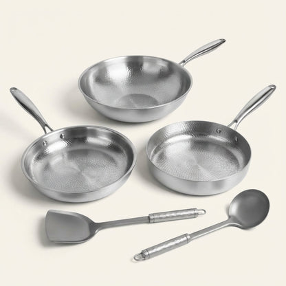 Pure Titanium Cookware Set – Professional Non-Stick Pots & Pans