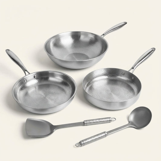 Pure Titanium Cookware Set – Professional Non-Stick Pots & Pans
