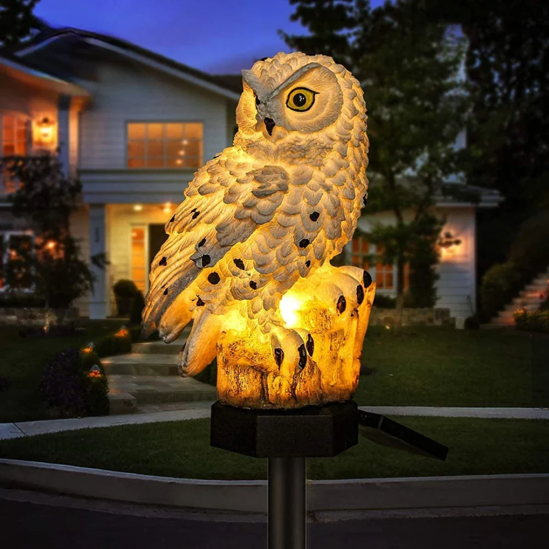 Solar Owl Garden Light – Decorative Solar LED Outdoor Lamp for Garden & Patio