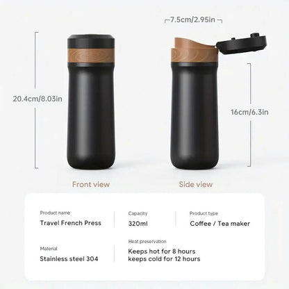 Portable French Press Coffee Maker
