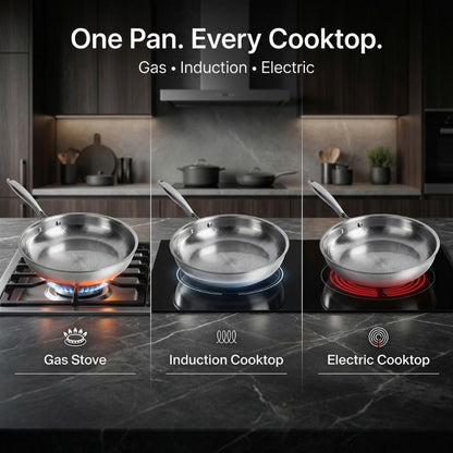 Pure Titanium Cookware Set – Professional Non-Stick Pots & Pans