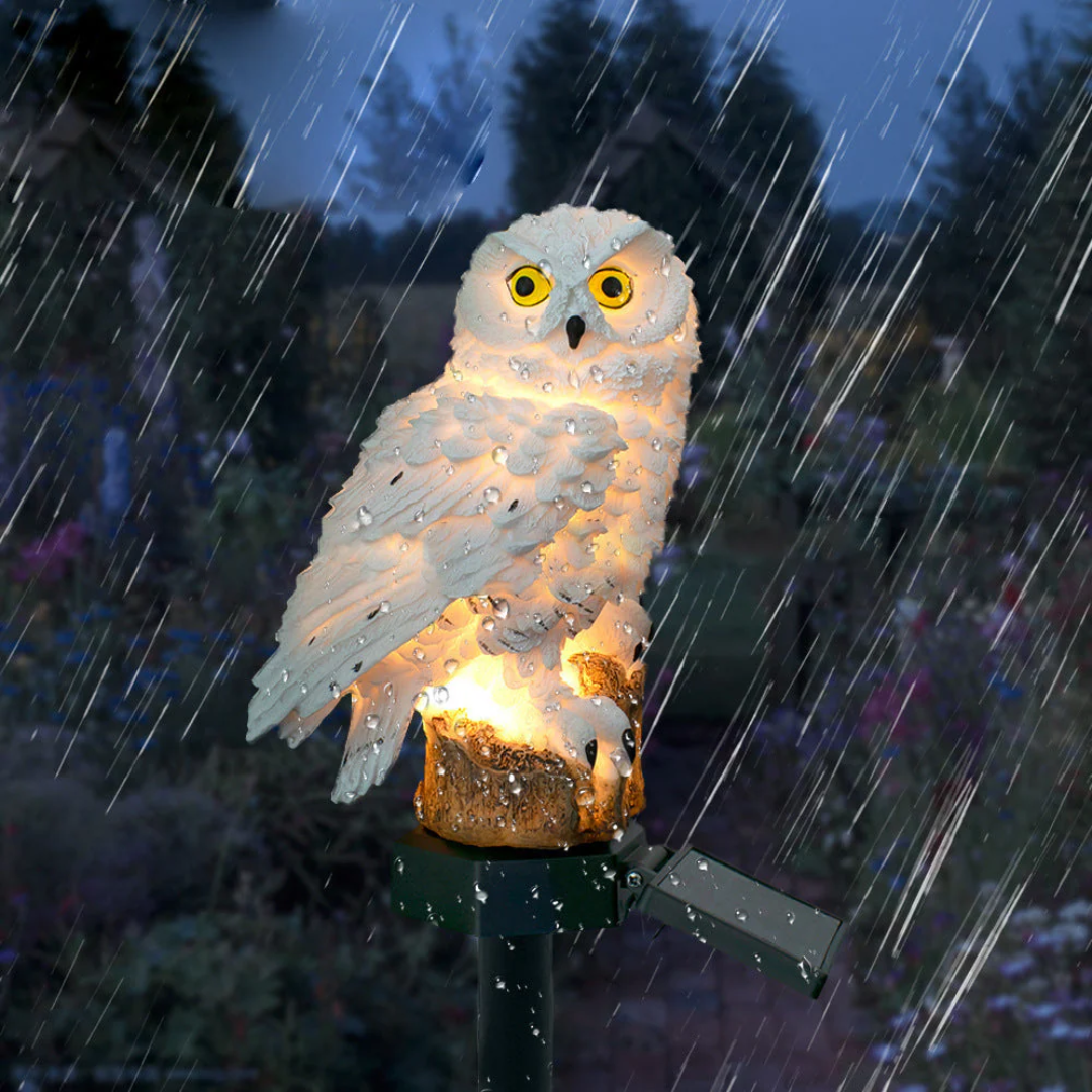 Solar Owl Garden Light – Decorative Solar LED Outdoor Lamp for Garden & Patio