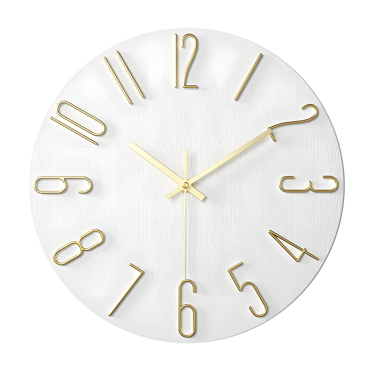 Modern Silent Quartz Wall Clock – Minimalist Home Decor