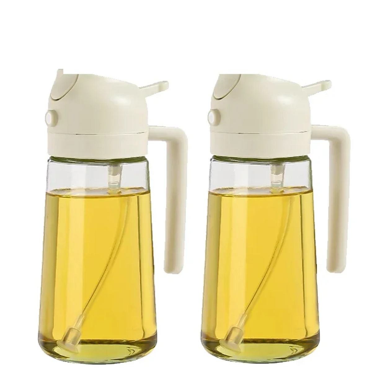 2 in 1 Glass Oil Sprayer And Dispenser