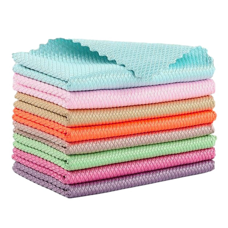 5Pcs kitchen cleaning towel anti-grease wiping rags blxck norway™
