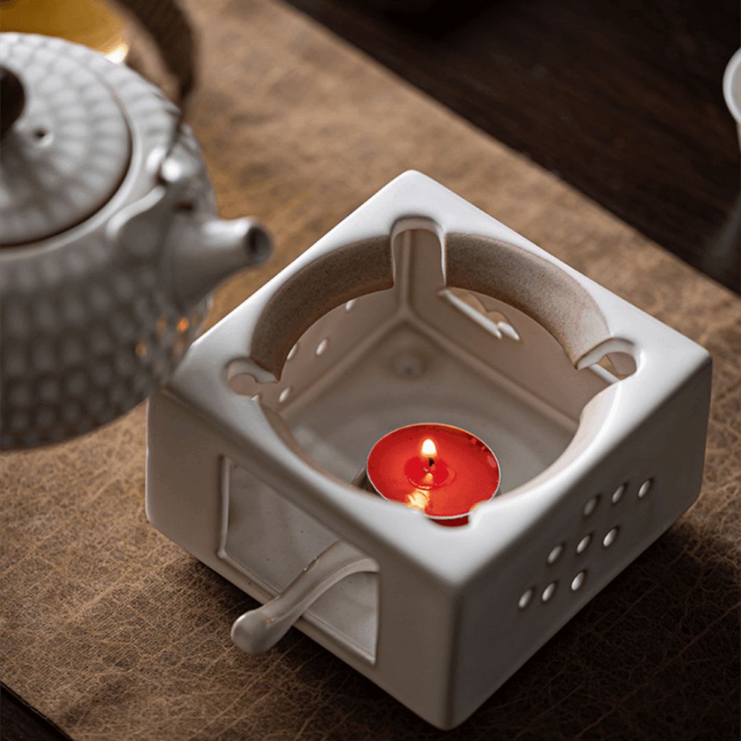 Ceramic White Dimpled Boiler Set