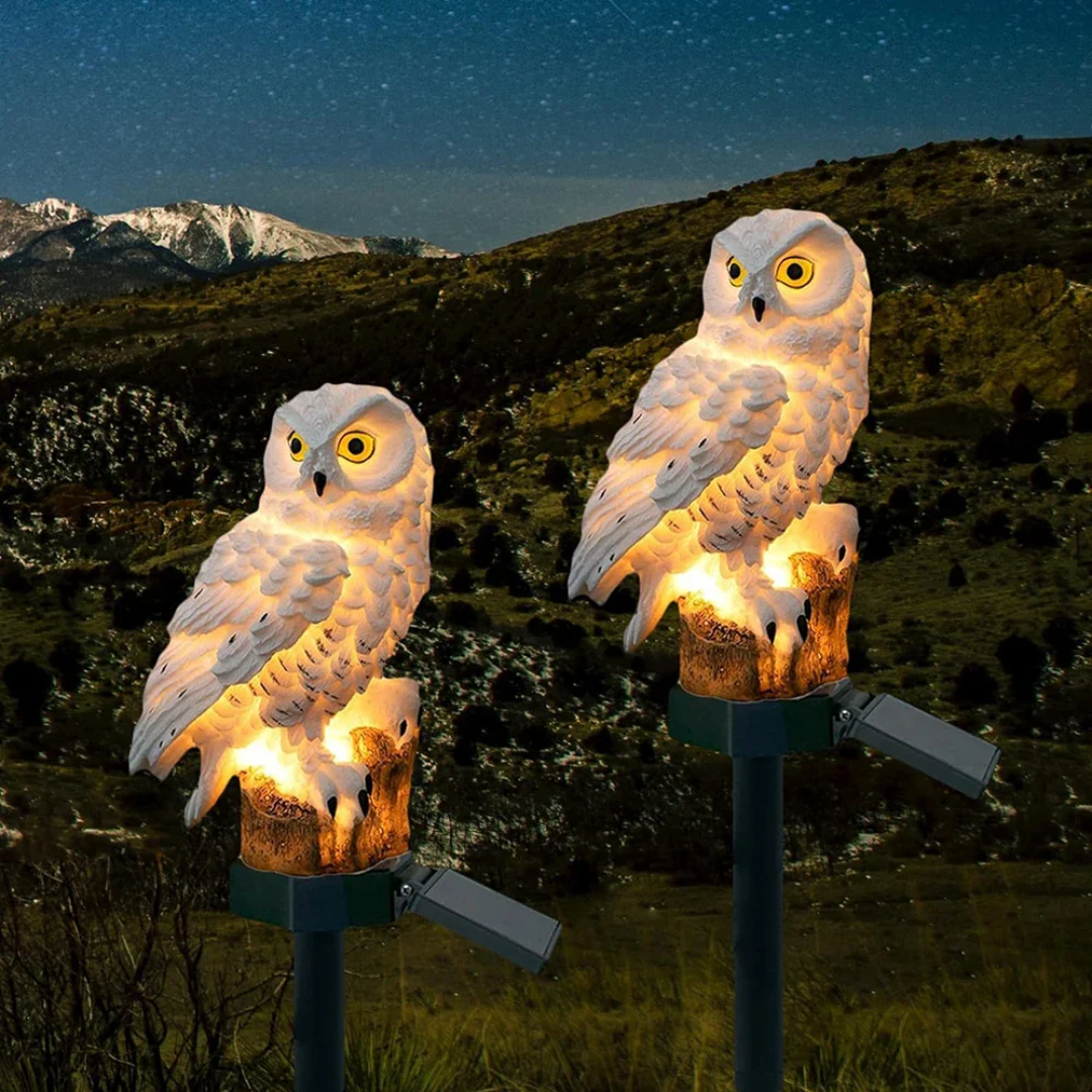 Solar Owl Garden Light – Decorative Solar LED Outdoor Lamp for Garden & Patio