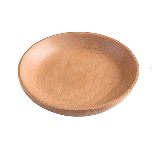 Handcrafted Walnut Wood Plate – Natural Wooden Serving Board