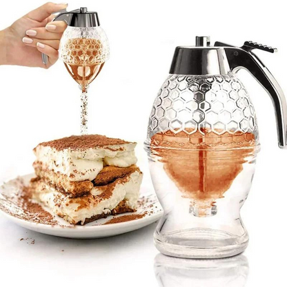 Stylish and Handy Honey Dispenser