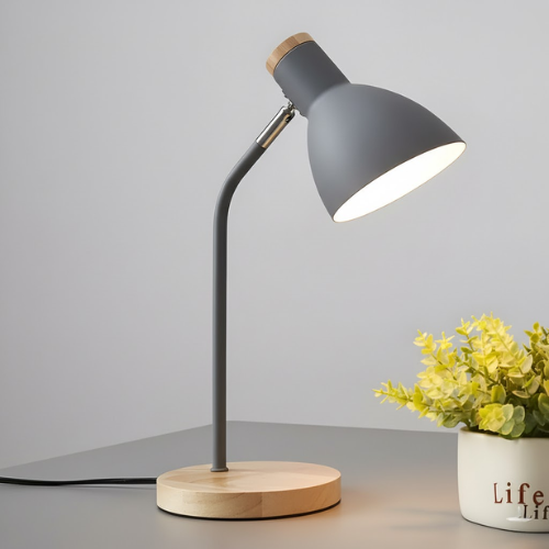 Nordic-Inspired Adjustable LED Table Lamp – Eye-Friendly Lighting for Reading & Living Rooms