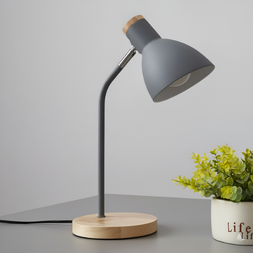 Nordic-Inspired Adjustable LED Table Lamp – Eye-Friendly Lighting for Reading & Living Rooms