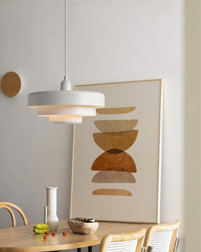 Cascadia Pendant Light – Retro Orange Style with a Modern Statement Twist