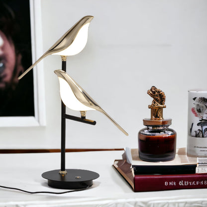 MisterBird LED Bird Table Lamp – Novelty Desk Light