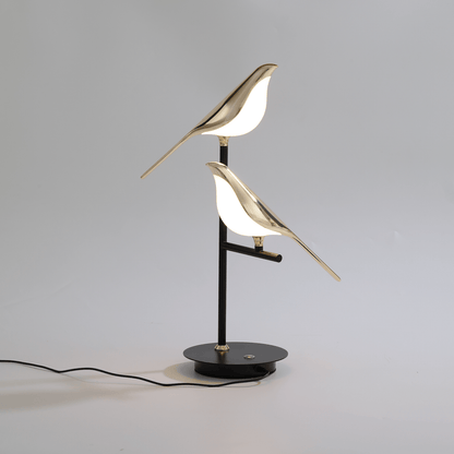 MisterBird LED Bird Table Lamp – Novelty Desk Light