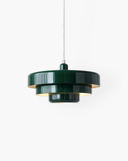 Cascadia Pendant Light – Retro Orange Style with a Modern Statement Twist