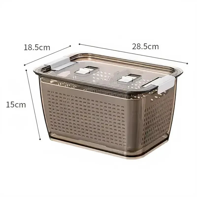 Multifunctional Large Capacity Fridge Storage Basket