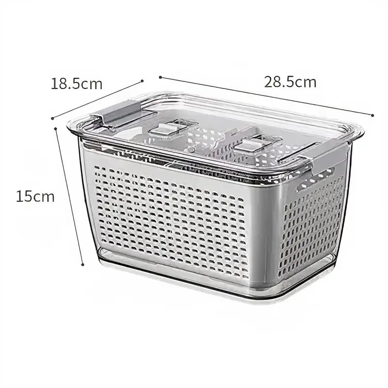 Multifunctional Large Capacity Fridge Storage Basket