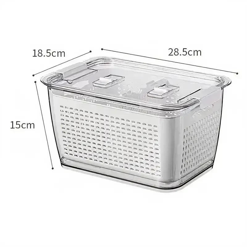Multifunctional Large Capacity Fridge Storage Basket