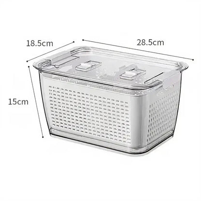 Multifunctional Large Capacity Fridge Storage Basket