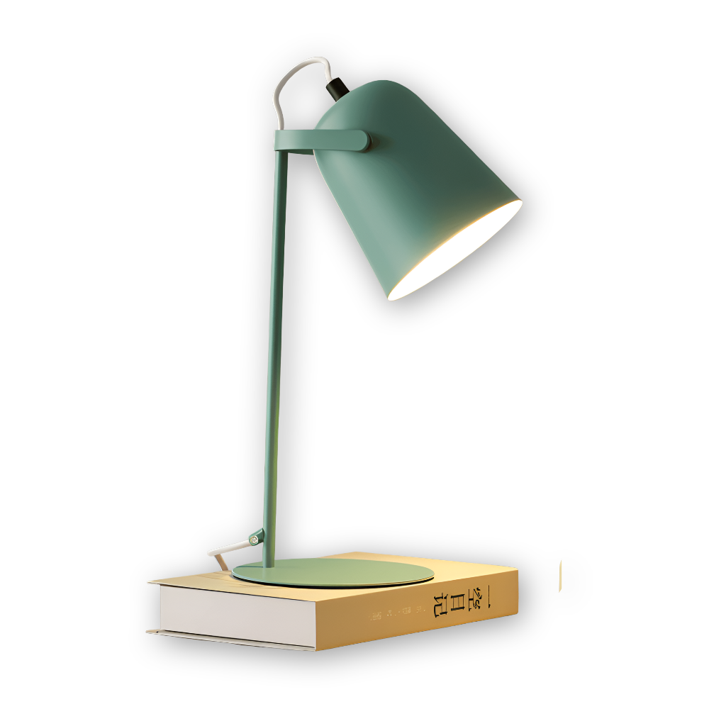 Macaron Table Lamp – Nordic Yellow Adjustable Desk Lamp