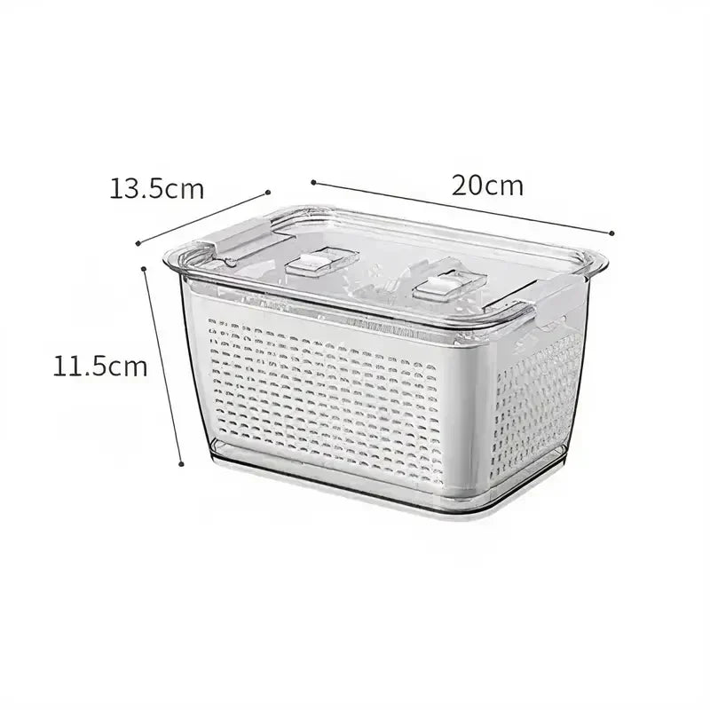Multifunctional Large Capacity Fridge Storage Basket