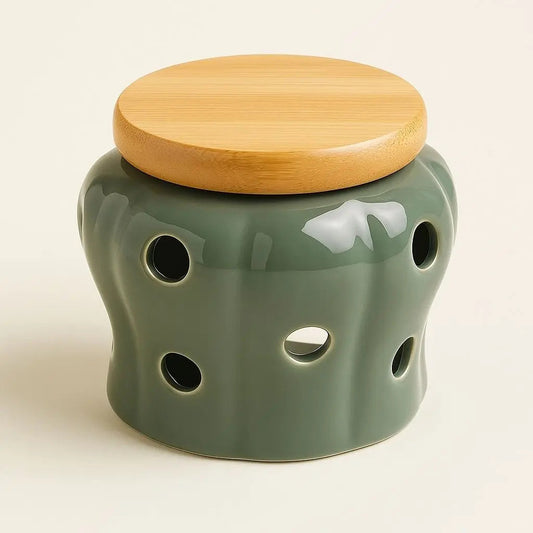 Brisa Ceramic Spice Jars with Lids
