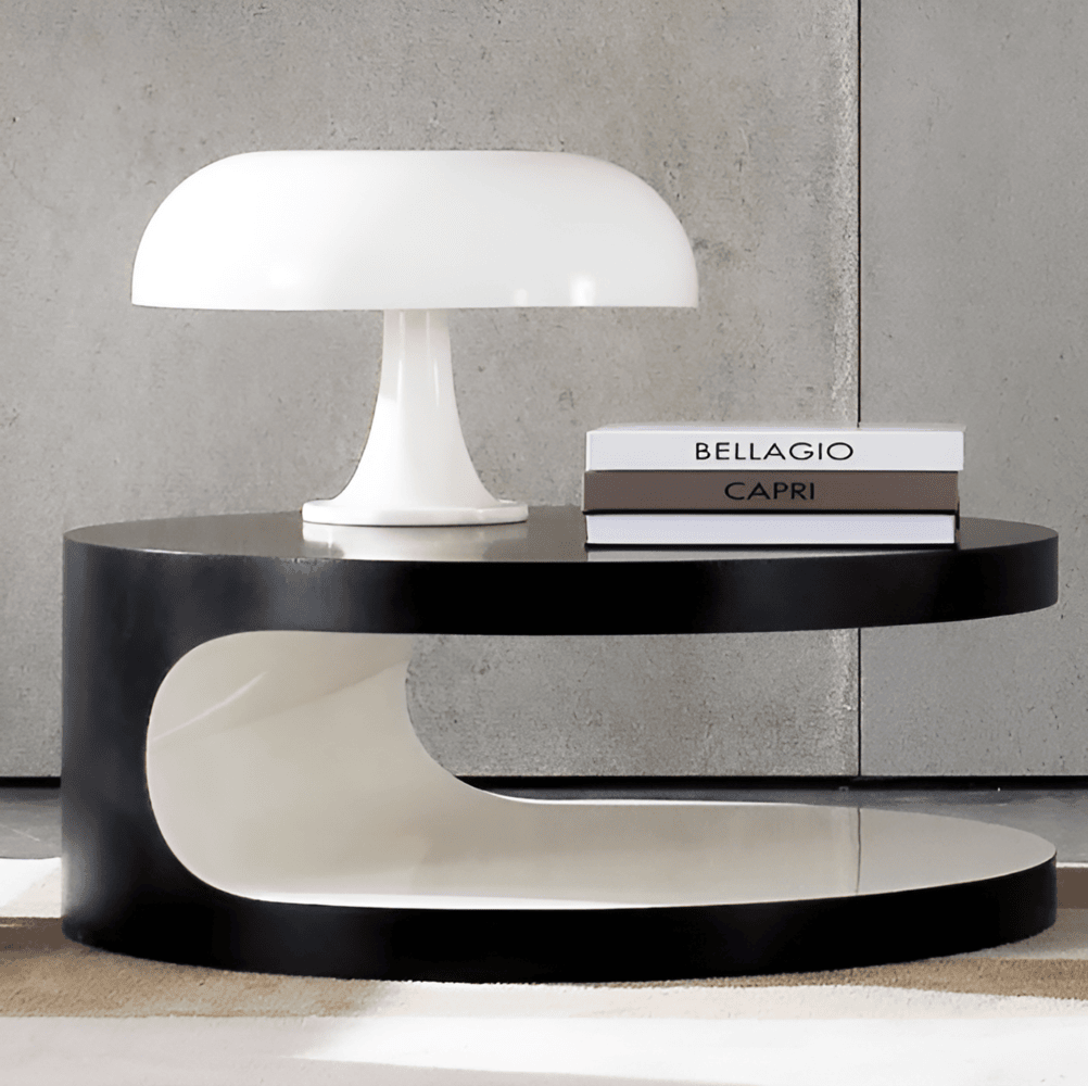 Vintage Sunrise LED Desk Lamp – Retro Mushroom Design for Timeless Charm