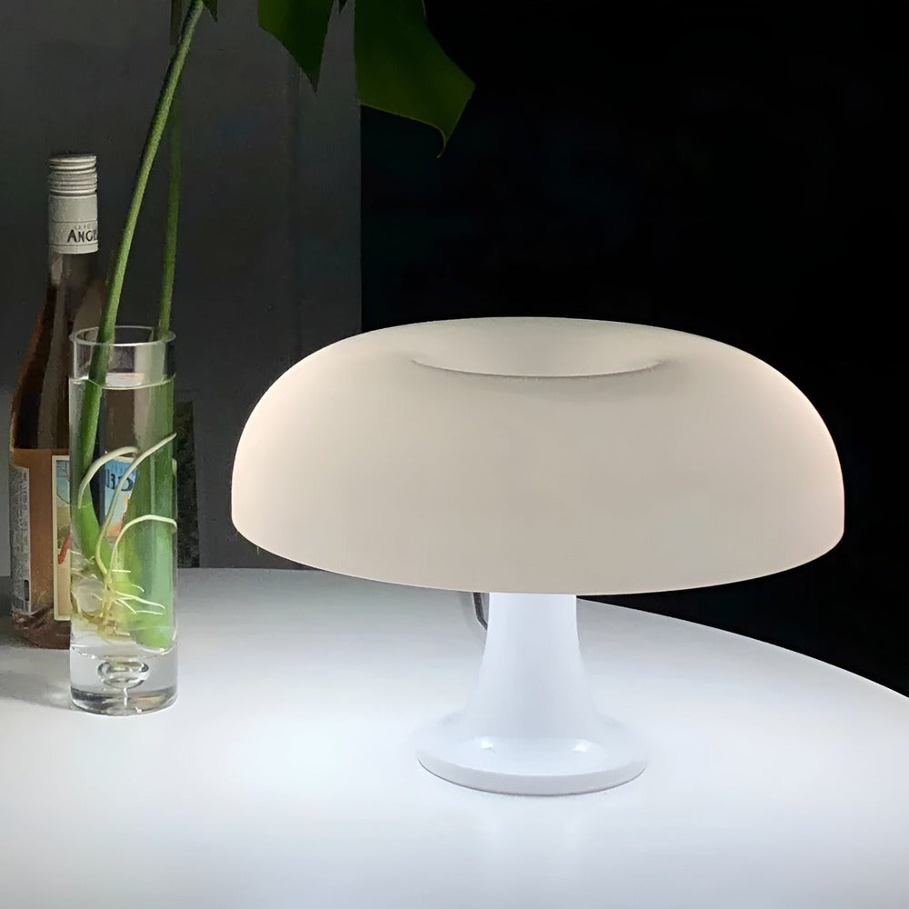 Vintage Sunrise LED Desk Lamp – Retro Mushroom Design for Timeless Charm