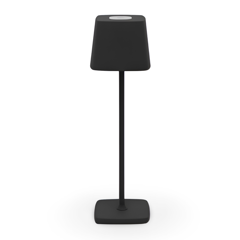 Quadro Table Lamp – Square Dimmable Rechargeable LED with Touch Control