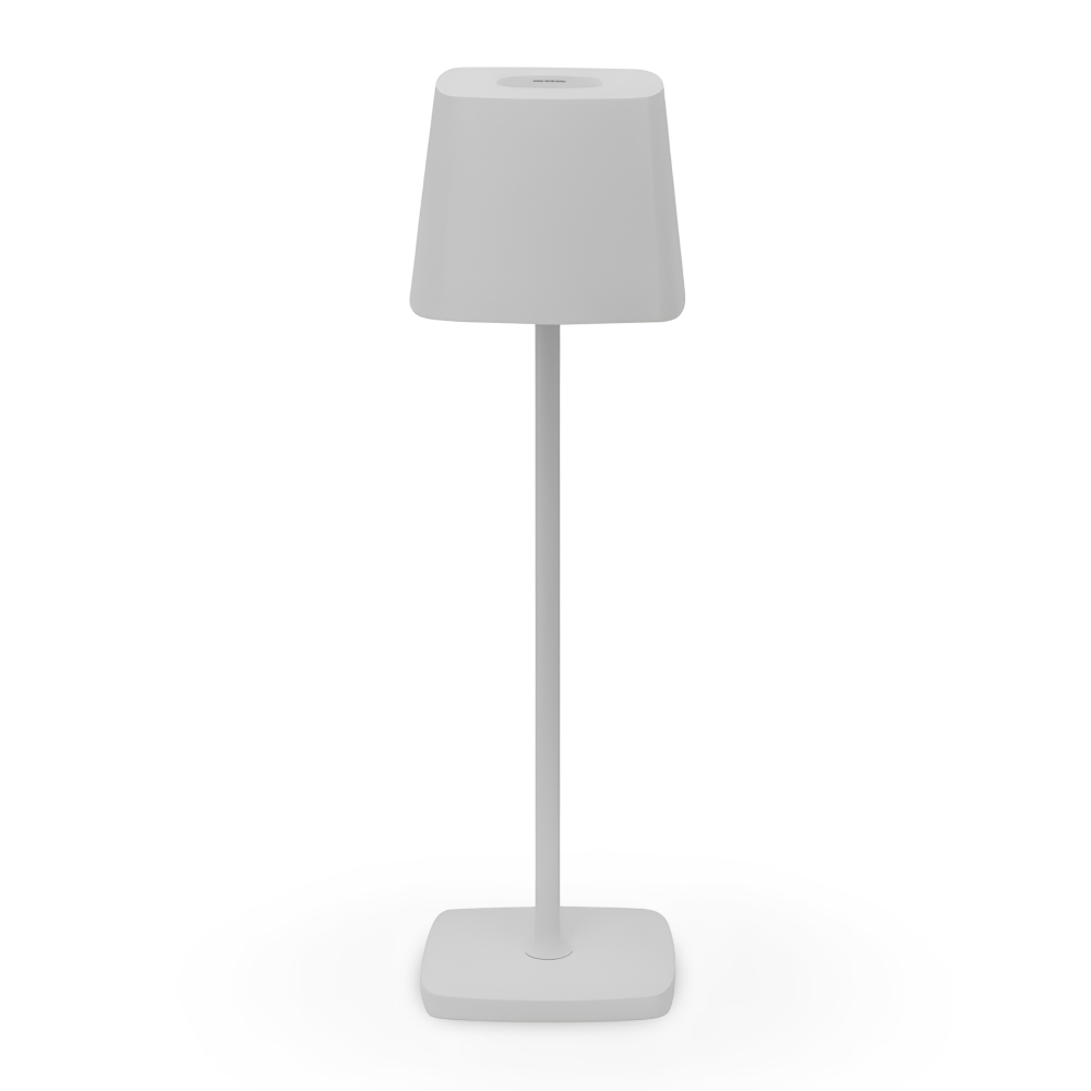 Quadro Table Lamp – Square Dimmable Rechargeable LED with Touch Control
