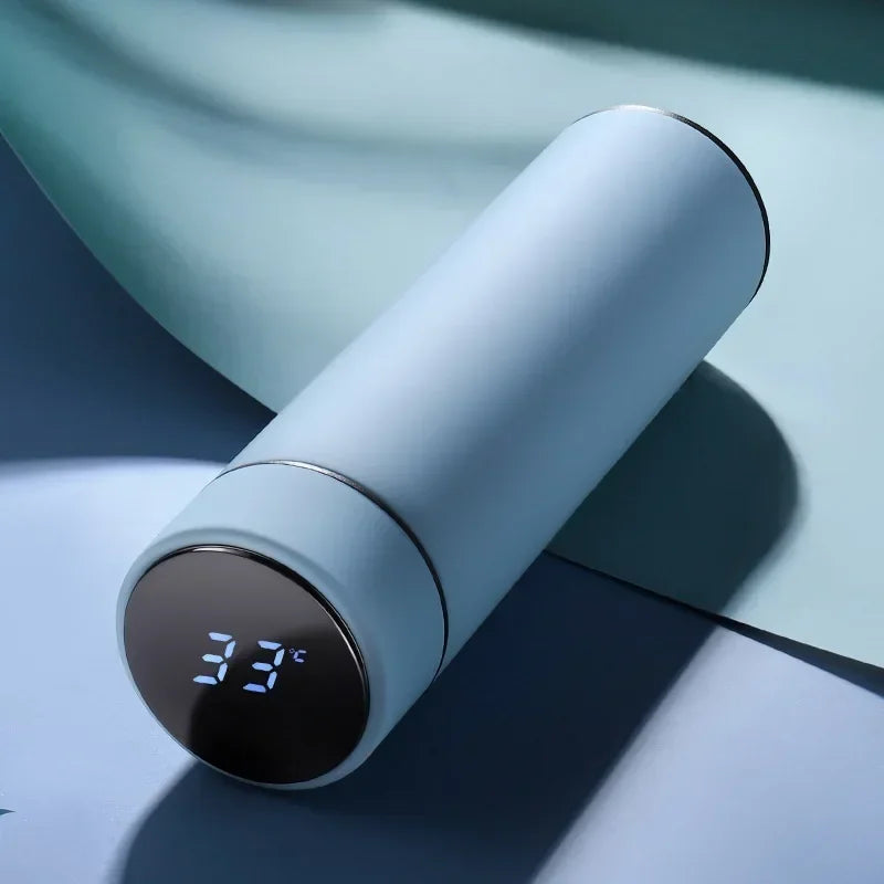 500ml Stainless Steel Insulated Water Bottle – Leak-Proof, Temp Display, 24hr Hot/Cold