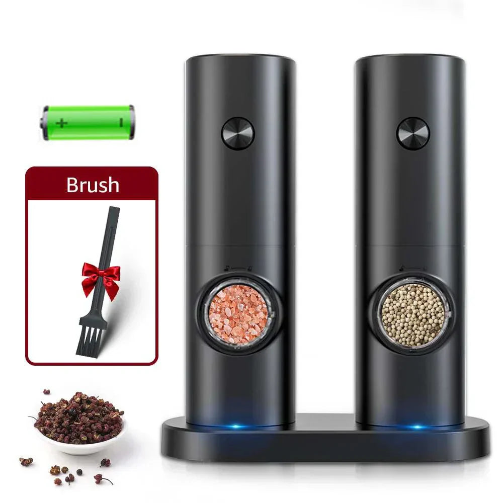 Electric Pepper and Salt Mill Set - SpiceLite