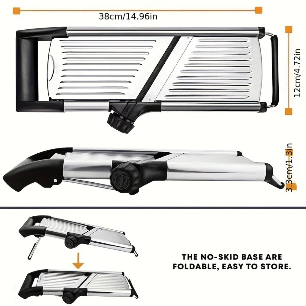Adjustable Mandoline Slicer | Precision Vegetable Cutter