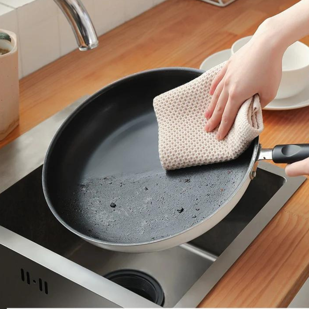 HoneyNest – Luxury 6-Pack Honeycomb Towels for Stylish Functionality