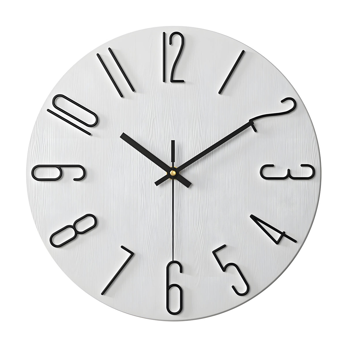 Modern Silent Quartz Wall Clock – Minimalist Home Decor