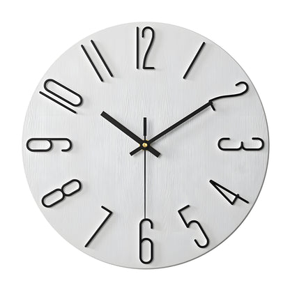 Modern Silent Quartz Wall Clock – Minimalist Home Decor