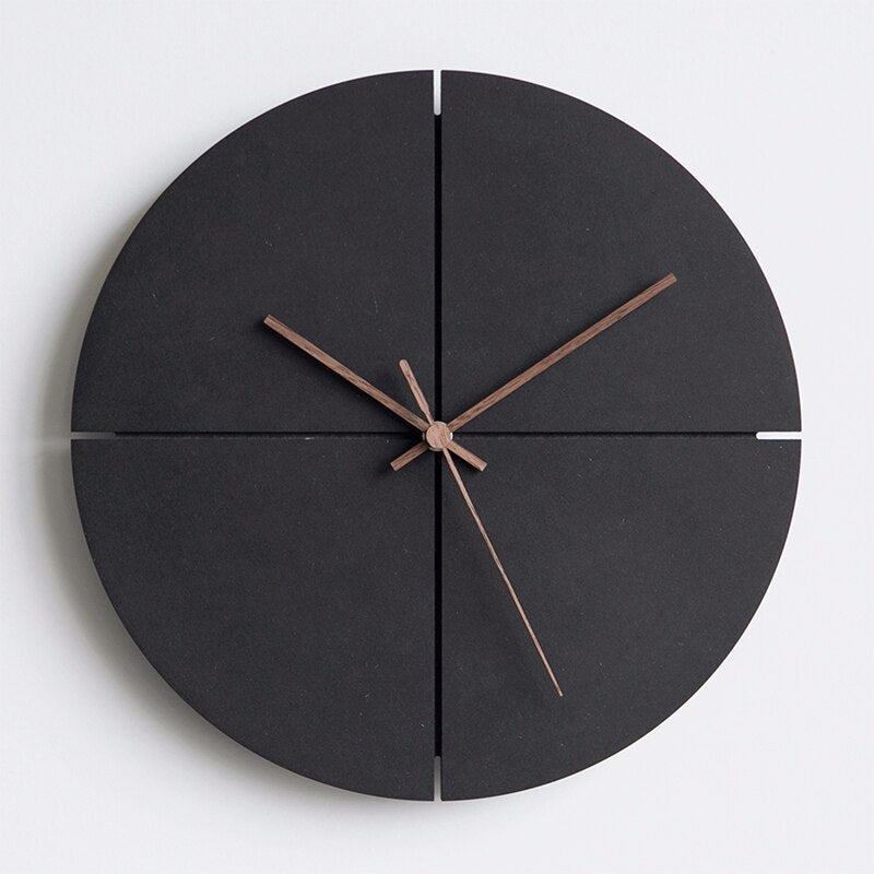 Minimalist Wall Clock – Silent Quartz Movement