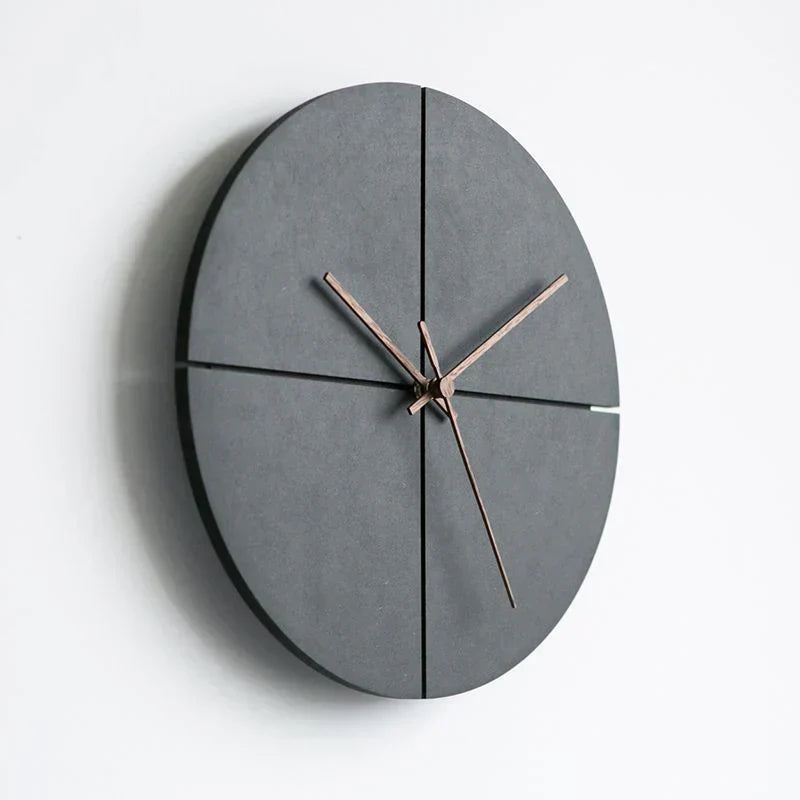 Minimalist Wall Clock – Silent Quartz Movement