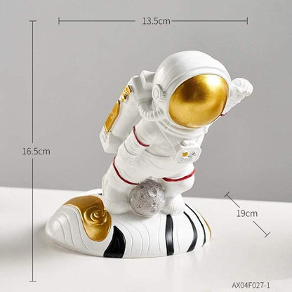 Wine Holder Resin Space Astronaut Decor