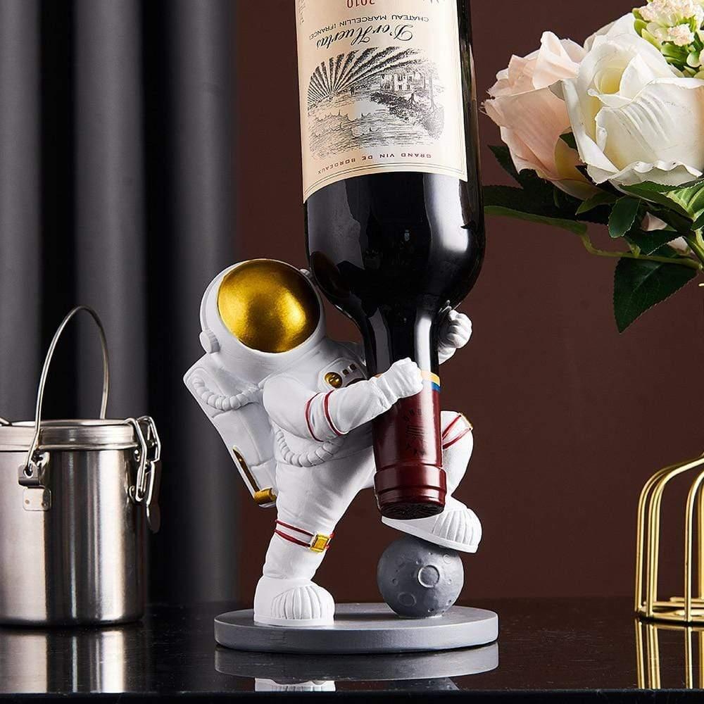 Wine Holder Resin Space Astronaut Decor