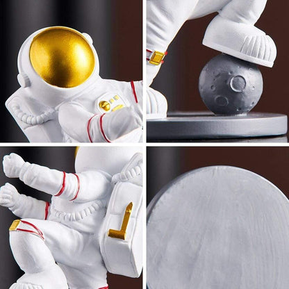 Wine Holder Resin Space Astronaut Decor