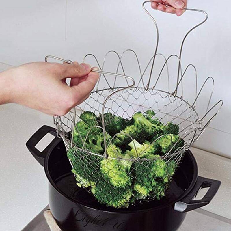 Chef Basket - Foldable Multifunctional Draining Basket