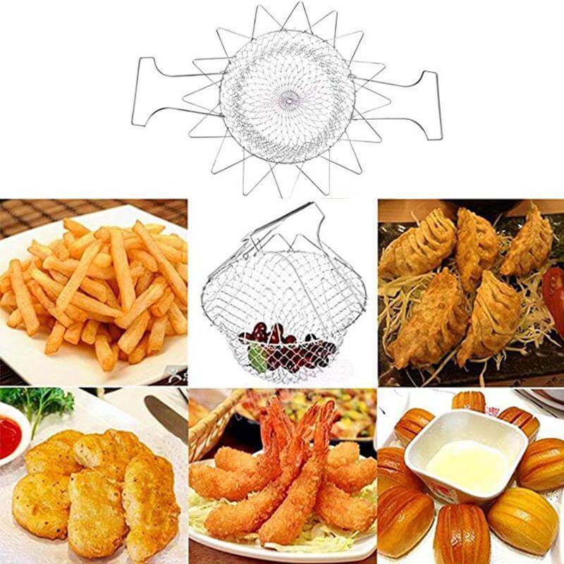 Chef Basket - Foldable Multifunctional Draining Basket