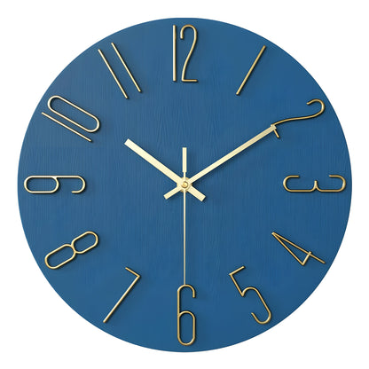 Modern Silent Quartz Wall Clock – Minimalist Home Decor