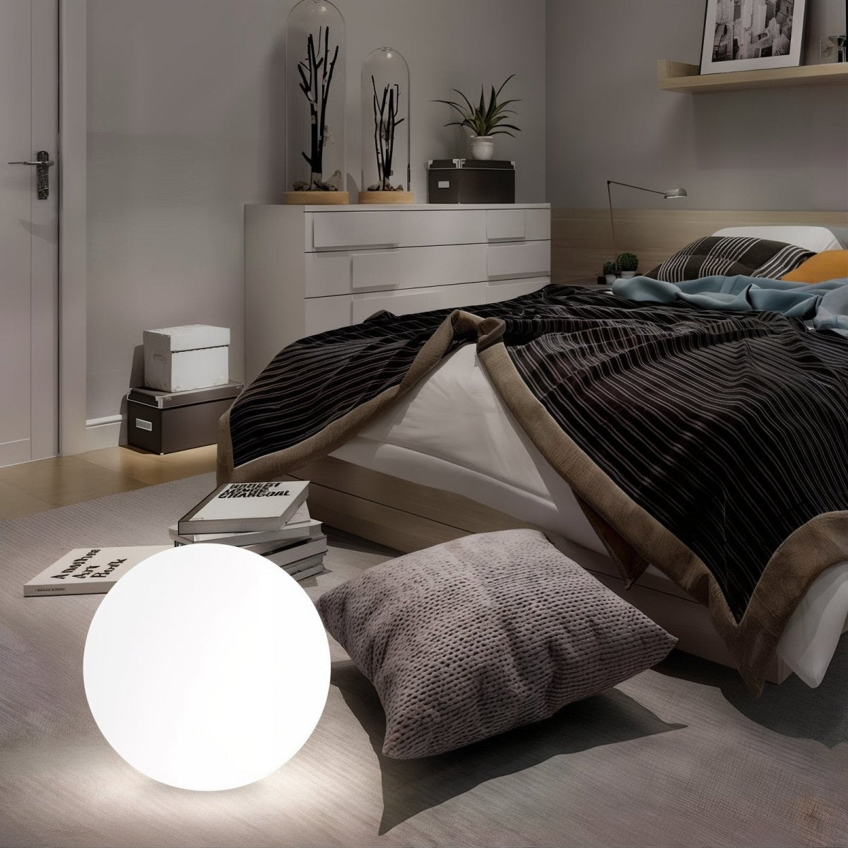 Color-Changing LED Globe Light – Smart Portable Garden Lamp
