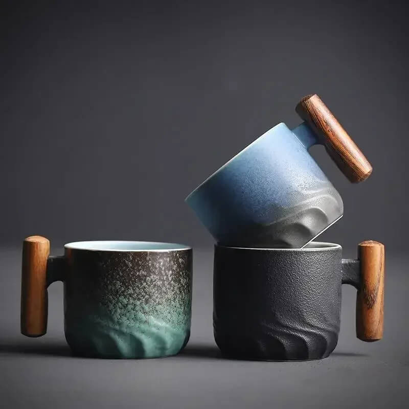 Rustic Ceramic Coffee Mugs