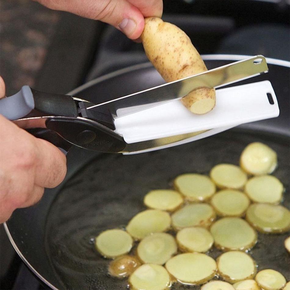 SliceSmart – Dual-Function Kitchen Cutter